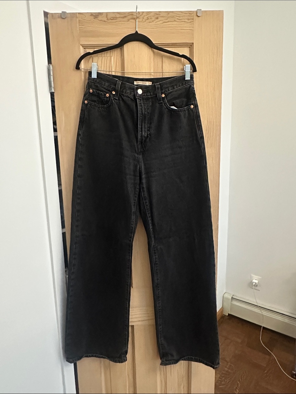 Levi’s Ribcage Wide Leg Jeans in Black